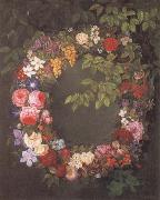 Jensen Johan Garland of flowers oil painting picture wholesale